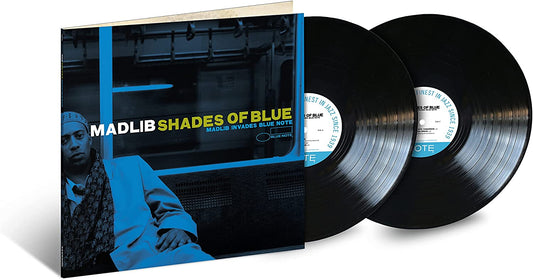 Madlib Shades of Blue double vinyl record set with gatefold cover and two discs.