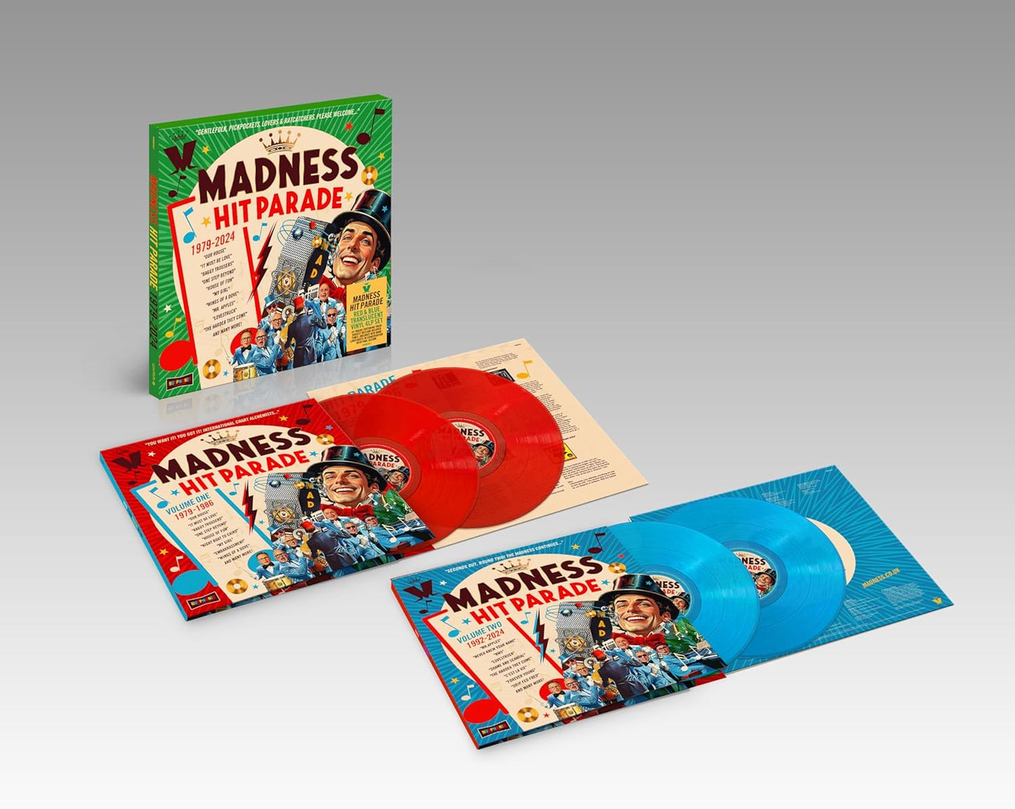 Madness - Hit Parade Boxset (Colour 4LP) [VINYL]