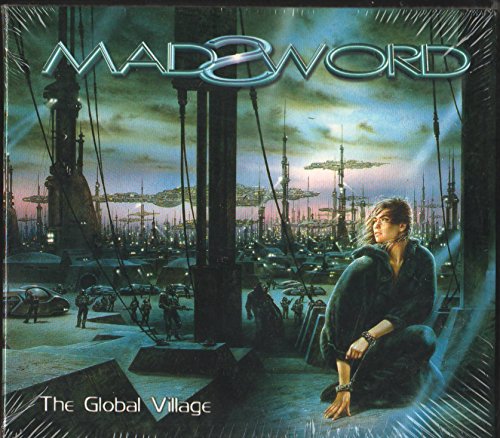 CD cover art: futuristic cityscape with a person in the foreground.