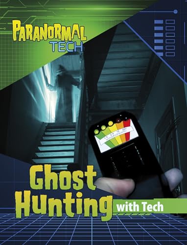 Book cover: ghostly figure on stairs, hand holding EMF reader.