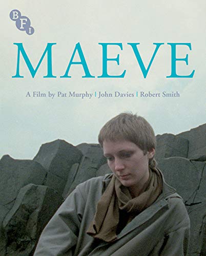 Blu-ray cover for the film *Maeve*, featuring a woman in a coat.