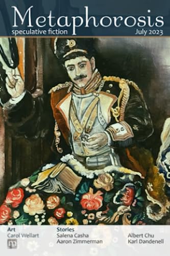 Magazine cover featuring a painted portrait of a man in ornate clothing.