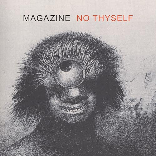 Magazine’s “No Thyself” vinyl album cover: a sketched face with one eye.
