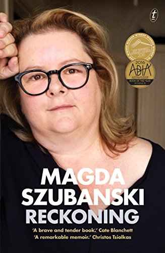 Book cover featuring Magda Szubanski, author of memoir "Reckoning.