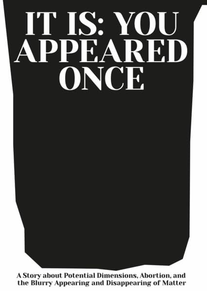 Book cover: black and white abstract design with bold white text.