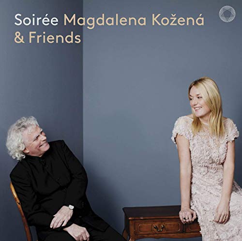 CD cover featuring a man and woman, with title "Soirée Magdalena Kožená & Friends".