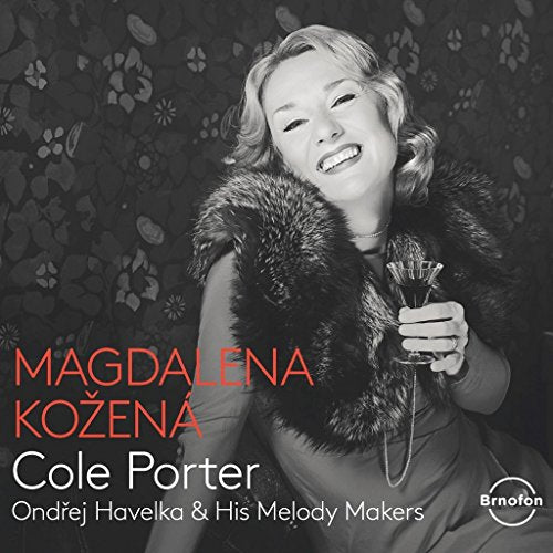 Magdalena Kožená album cover, black and white portrait with text.