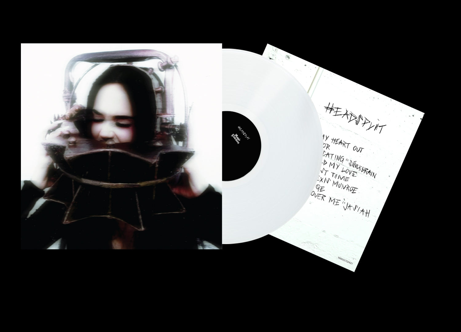 Vinyl record cover featuring Maggie Lindemann with the title HEADSPLIT EP in bold text.