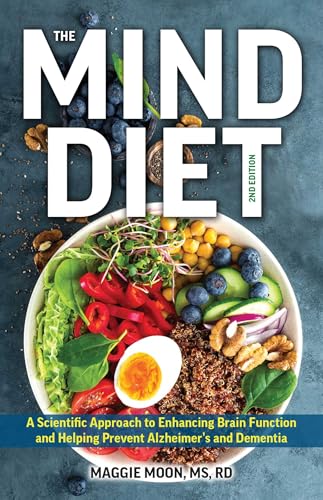 Book cover titled The MIND Diet featuring a bowl of healthy food ingredients.