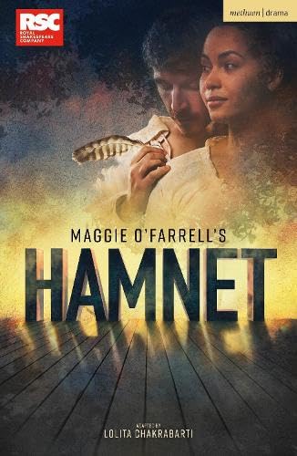 Book cover for HamC Hamnet featuring a man and woman and large block lettering.
