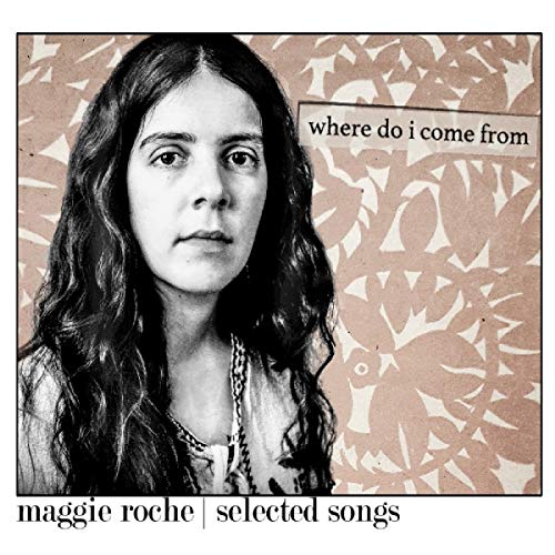 Maggie Roche album cover: portrait of a woman with long dark hair.