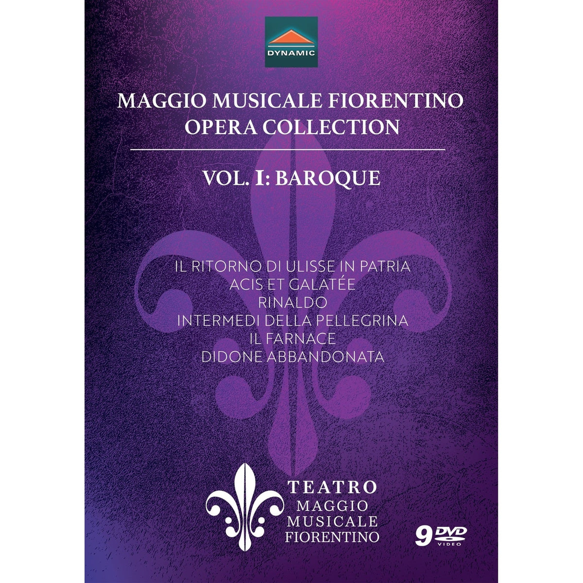 DVD cover for "Maggio Musicale Opera Vol. 1: Baroque" collection.