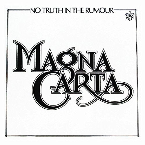 Magna Carta album cover, black lettering on a white background.