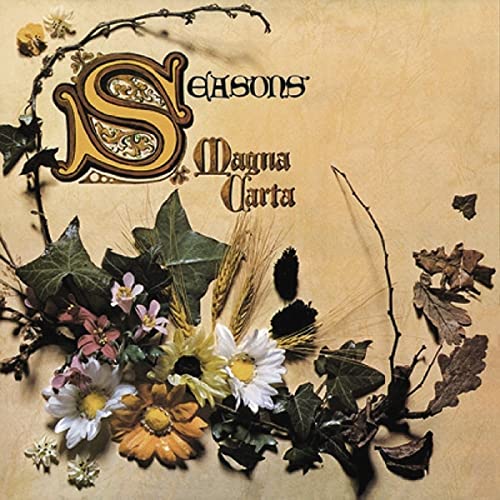 Magna Carta “Seasons” vinyl album cover with floral and botanical art.
