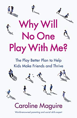 Book cover with title and small figures of children playing.