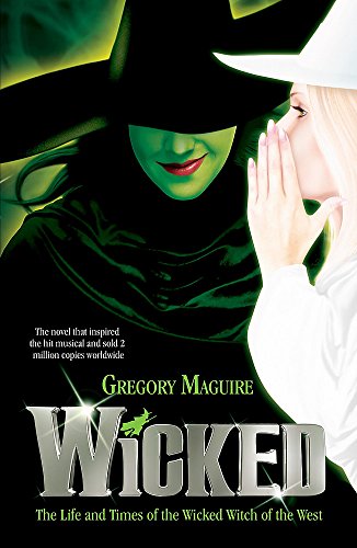 Book cover featuring a green-skinned witch in a black hat and a blonde woman.