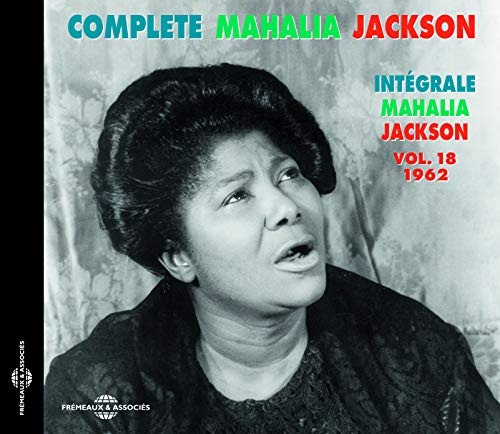 CD cover featuring a black and white portrait of Mahalia Jackson.