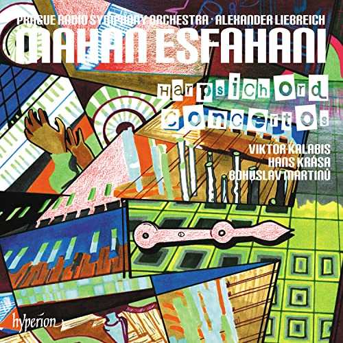 CD cover featuring abstract stained-glass artwork and text naming musicians.