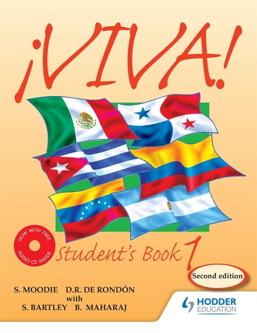 Viva! Student's Book 1" cover with flags and text, includes audio CD.