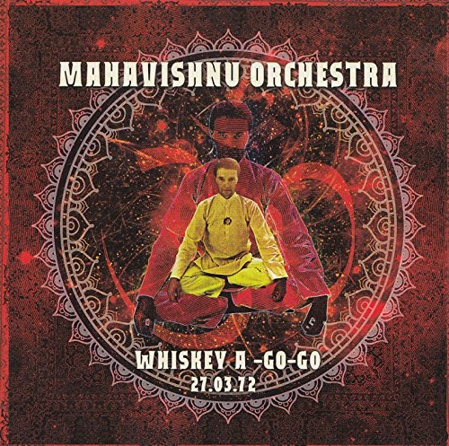 Mahavishnu Orchestra album cover featuring a meditating man in a cosmic design.