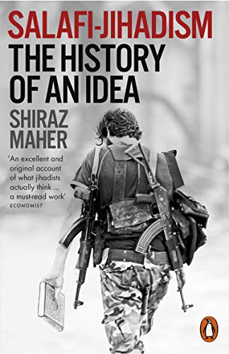 Book cover: "Salafi-Jihadism" with image of armed figure seen from behind.