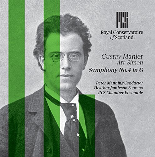 CD cover featuring a black and white portrait of composer Gustav Mahler.
