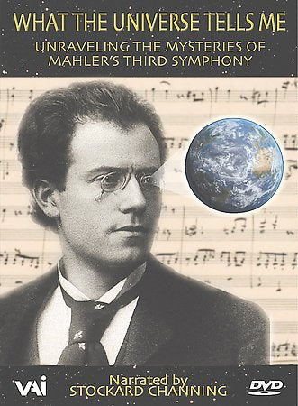 DVD cover featuring composer Gustav Mahler and an image of Earth.