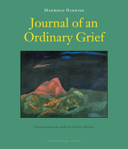 Book cover: "Journal Of An Ordinary Grief" with abstract, dark landscape.