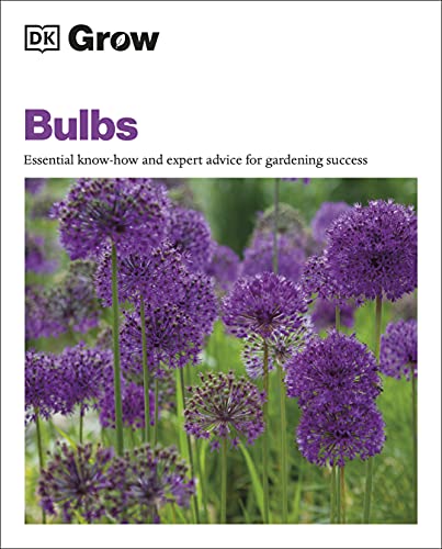 Book cover featuring purple allium flowers and the title "Bulbs".