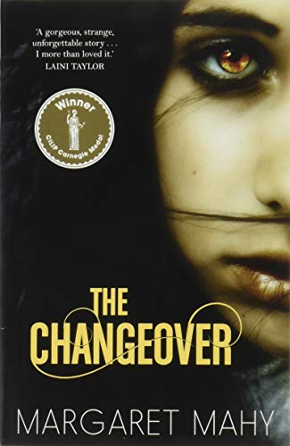 Book cover: close-up of a woman’s eye, with title "The Changeover" below.