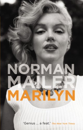 Black and white portrait of Marilyn Monroe with book title overlay.