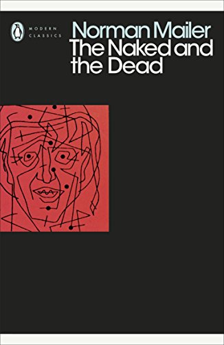 Penguin Classics edition of “The Naked and the Dead” with abstract red cover art.