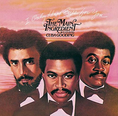 CD cover featuring three Black men in suits, with retro styling.