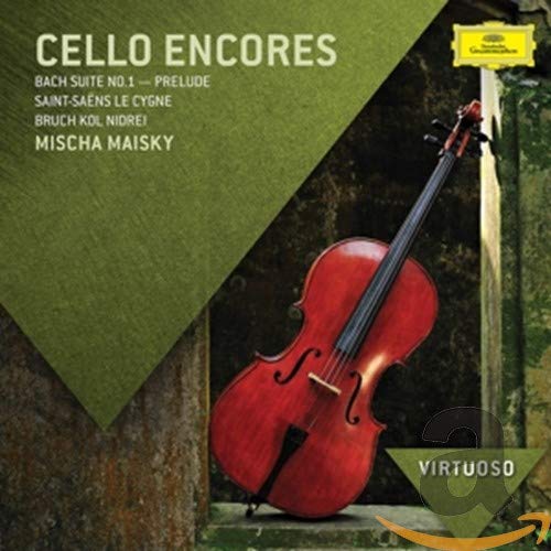 CD cover featuring a varnished cello against a green and grey background.