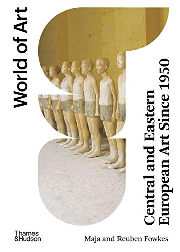 Book cover featuring a row of white sculptures against a beige background.
