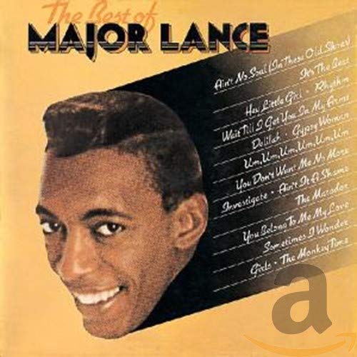 CD cover for Major Lance's "Best Of" featuring his portrait.