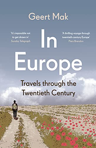Book cover showing a person walking on a path through a field of poppies.