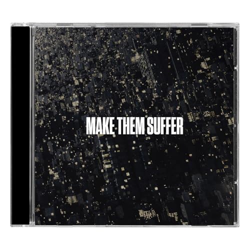 CD case with aerial city view and band name "Make Them Suffer".