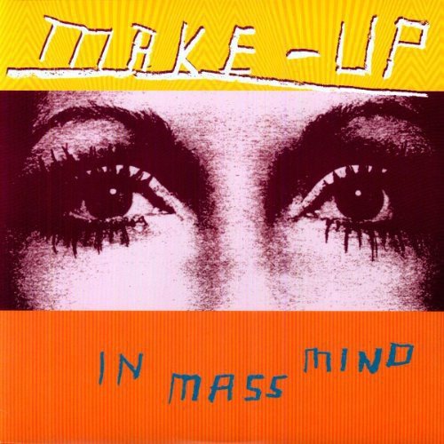 Vinyl record cover with close-up of eyes and bold text.