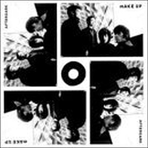 Black and white CD cover with silhouetted figures in a grid layout.