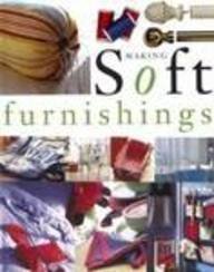 Book cover with images of fabric, sewing tools, and finished furnishings.