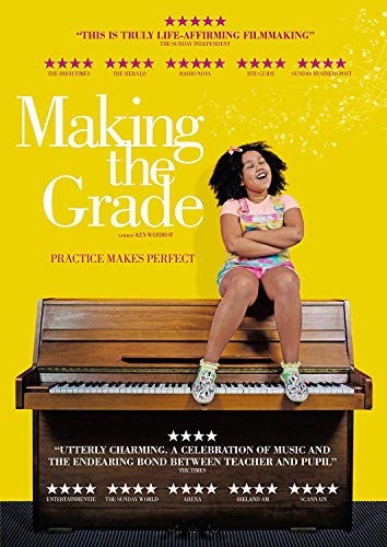 DVD cover for "Making The Grade" featuring a young girl with a piano.