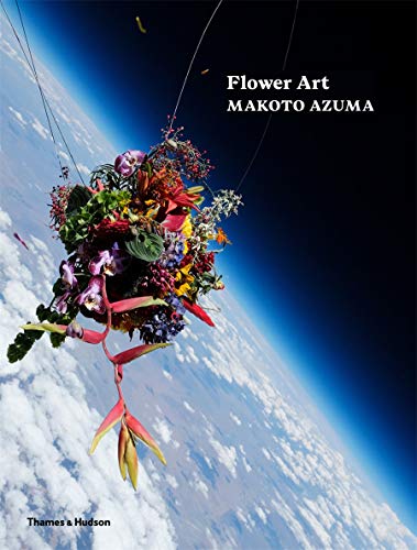 Book cover featuring a floral sculpture suspended against a blue sky.