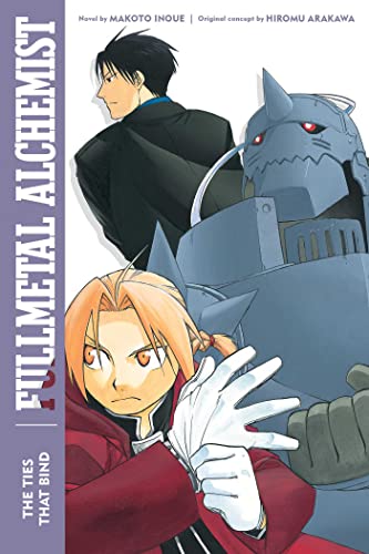 Fullmetal Alchemist novel cover featuring Al, Ed, and a metal automaton.