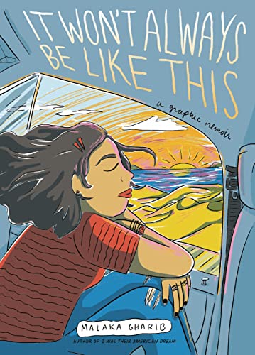 Graphic memoir cover, likely illustrated, with a contemplative figure and muted colors.