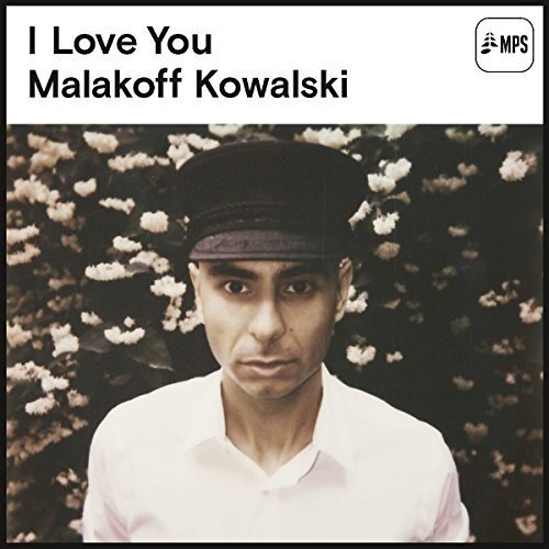 CD cover: Man in a cap amidst white flowers, text “I Love You”.