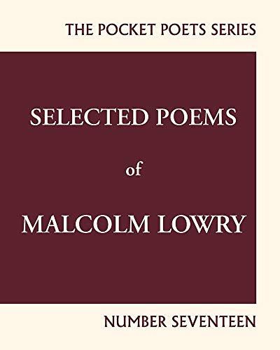 Red cover of “Selected Poems of Malcolm Lowry,” City Lights Pocket Poets.