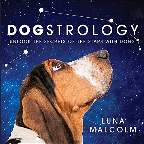 Book cover featuring a brown and black dog looking up at stars.