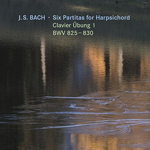 A CD cover featuring a body of water with text "J.S. Bach" and "Six Partitas".