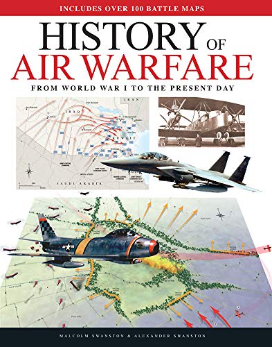 Book cover: “History of Air Warfare” featuring vintage and modern aircraft.